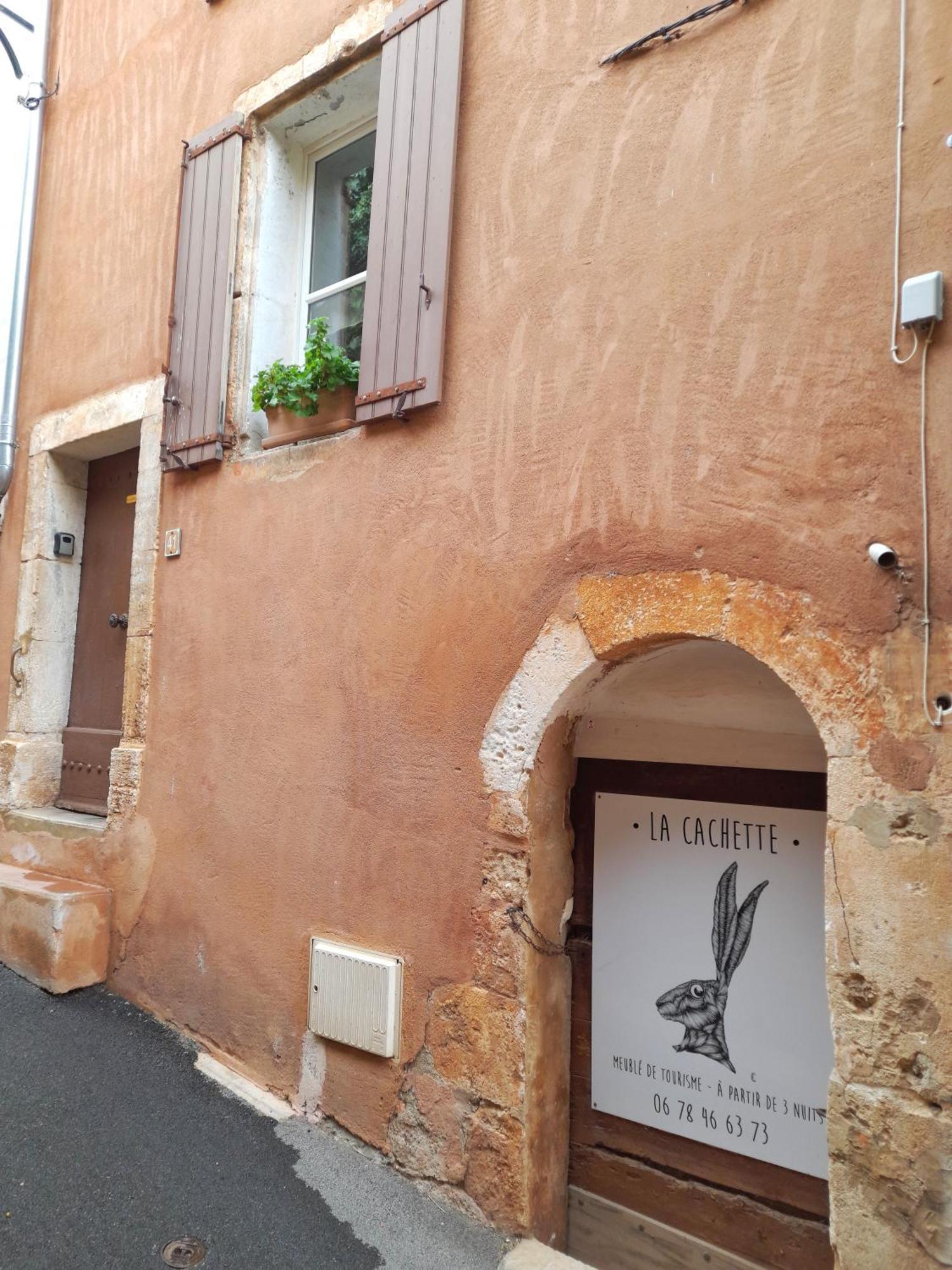 La Cachette village Roussillon en Isere Buitenkant foto